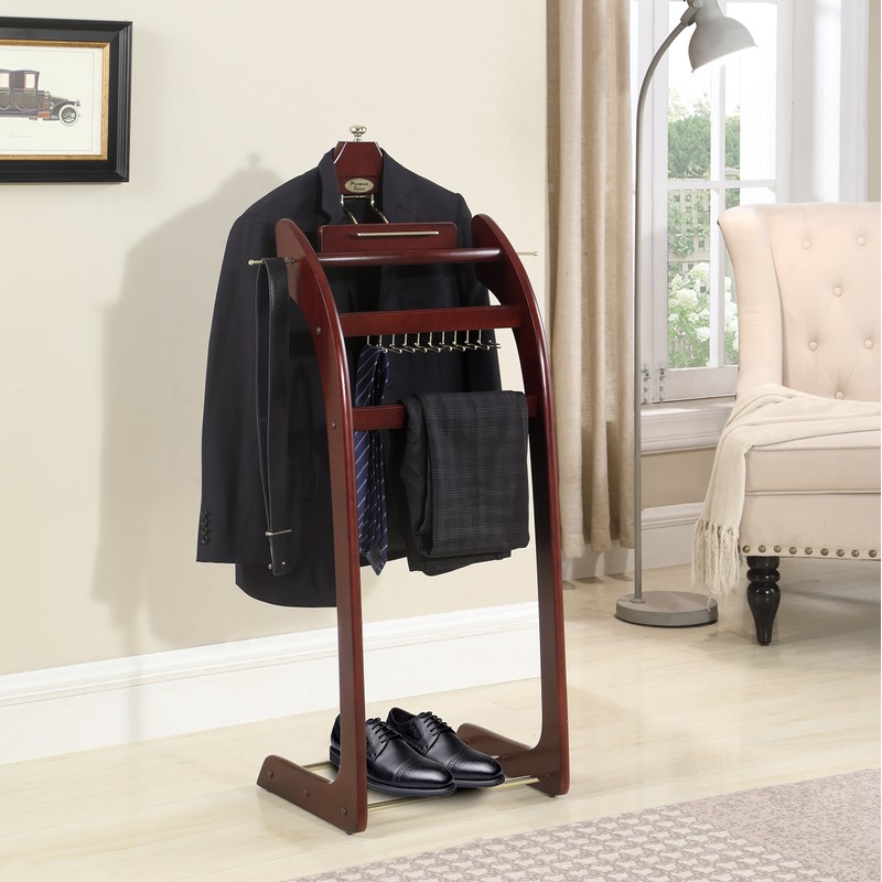 Proman Products Windsor Signature Valet Stand VL16158 with Tray, Detachable