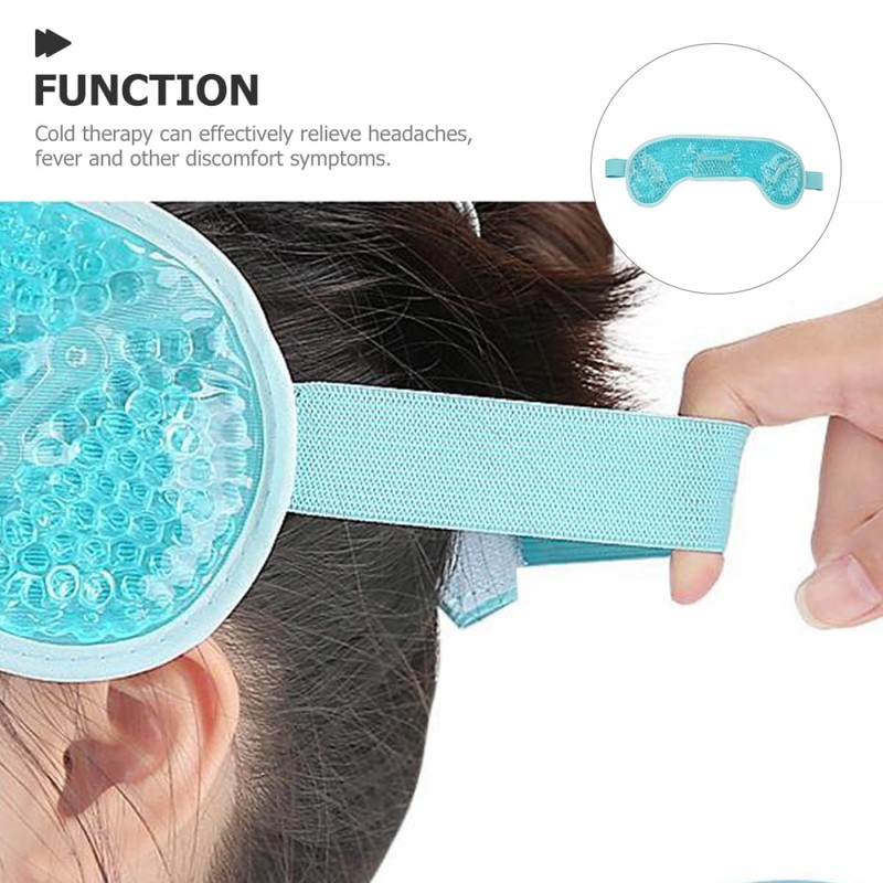 Mikinona Ice Head Wrap Reusable Pack for Headaches Forehead Wrap