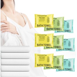 ZUKIDA Compressed Towel, Absorbent, Quick Drying, Travel, Lightweight, Space Saving, Flexible, Multi-color Selection, Strong and Easy Cleaning, 9 Pack Pure Cotton, 27.6 x 55.1 inches (70 x 140 cm),