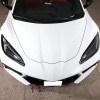 MXauto-2024 Black Carbon fiber Headlight eyebrow sticker For Corvette C8