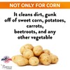 Corn De-Silker Brush | Bristled Veggetable Scrubber for Brushing Carrots,