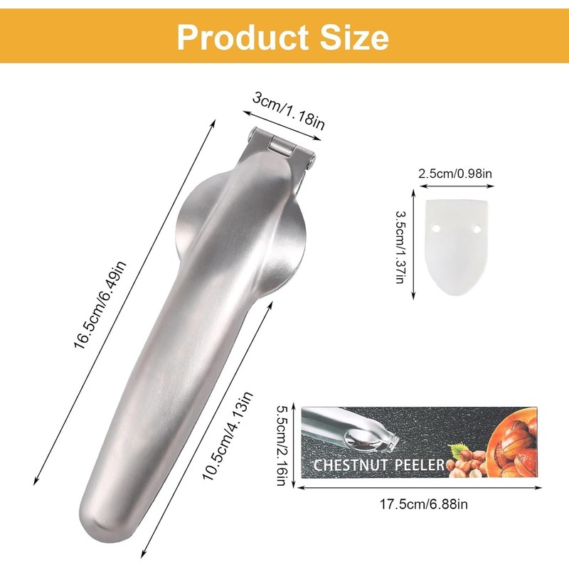 Stainless Steel Chestnut Cutter Tool Chestnut Opener Tool Chestnut Open