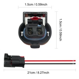 XINSAUTO Ignition Coil Pigtail Connector Harness Compatible with Dodge Jeep Chrysler Avenger Challenger Charger Dart Durango Grand Caravan Journey Ram 1500 ProMaster Cherokee Compass Renegade Wrangler