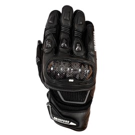 Oxford Men's RP-4S 3.0 Sports Motorcycle Gloves, Stealth Black, M