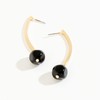 Howard's Rowan Accent Bead Gold Bar Drop Earrings for Women