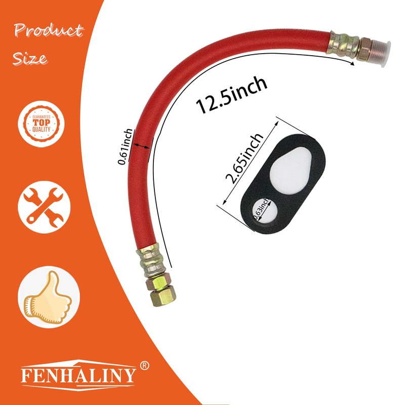 3/8 '' Oil Drain Hose STAN1438 Compatible With Tecumseh, Kohler