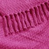 Drift Home - Pink Throw with Tassel (180 x 130cm)