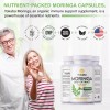 YOKABA Moringa Oleifera Leaf Powder 500mg Capsules - 250 Count
