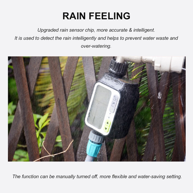 Electronic Irrigation Regulator Automatic Irrigation Timer with Large LCD Screen