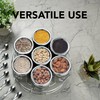 Sumeet 7in1 Stainless Steel + See through Lid Masala Stand/Dry