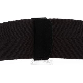 Levy's MSSBC4-BLK 3" Wide Black Cotton Bass Guitar Strap