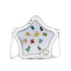 Aunewrick Star-Shaped Ita Bag, Star Purse Pin Backpack PU Cute