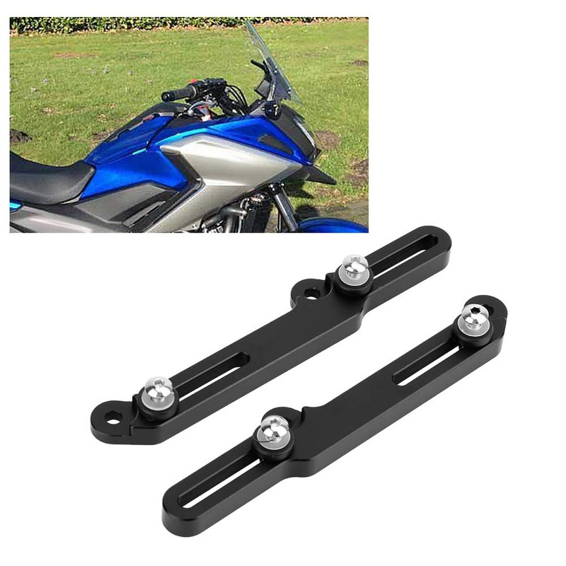 Windscreen Adjuster, 1 Pair CNC Windshield Mount, Motorcycle Windshield Adjuster