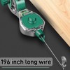 JSJTAMUS 164' (50m) Snap Line Reel Kit,Marking Ink Bucket with