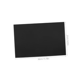 ULTECHNOVO 2pcs Aluminum Sheet Metal Plates for Engraving Printing Engraving Black DIY Decorative Metal Sheets