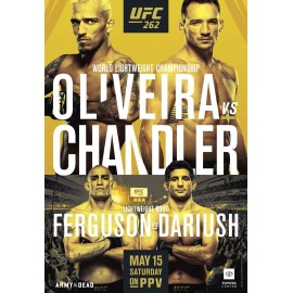 UFC 262 Fight Poster 11x17 Inches - Oliveira vs Chandler | Ferguson vs Dariush