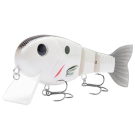 BASSROCK Topwater Fishing Lures for Bass Pike Salmon Floating Swimbait Jointed Crankbait Freshwater Saltwater 4.9in/1.76oz RK1001