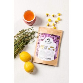 Zaffrus - Premium Saffron Powder for Cooking, Athletes, Specialty Drinks Fans - Pack of 25 (3.125 gr/ .1102 oz)