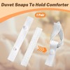 YBEATY 16 PCS Duvet Snaps to Hold Comforter Duvets Clips