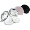 Neul-i-rang Mesh Cushion Empty Compact Case & Mesh Powder Dispensing Container for DIY Cosmetics DIY Glossy Silver 3ea
