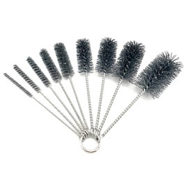 Pipe Cleaning Brush Set Abrasive Filament, 9 Piece Variety Pack for Removal of Rust, Corrosion, Paint