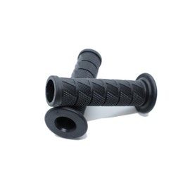 Beatus Retro Design Bike Handle Grip 22.2mm Universal Grip Left and Right Set (Black)