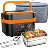JEEJIA Cordless Heated Lunch Box, 6-Cup Capacity 1.5L 360° Rapid