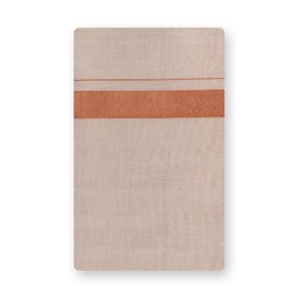 Kolakeer™ Men's Tissue Cotton Dhoti with Kasavu Zari Border - South Indian Dhoti Veshti Mundu, Copper, One Size