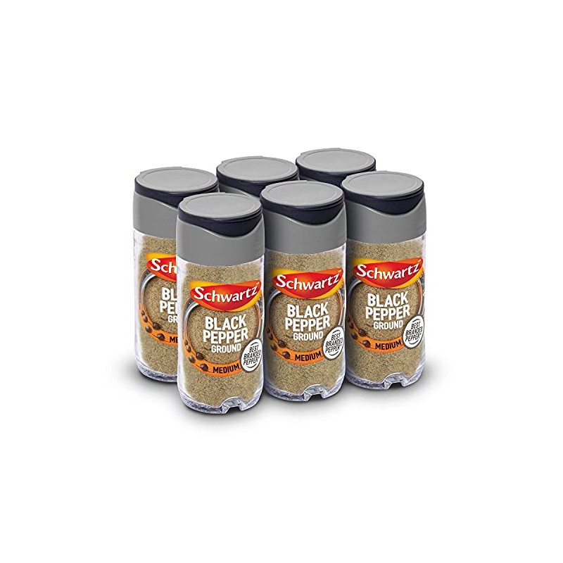 Schwartz Ground Black Pepper 33 G | Jar | Pack
