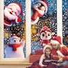 DERAYEE Christmas Window Decoration, Large Window Decoration, Snowflakes Window Decoration