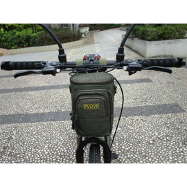 PVUVP Multifunctional 2.8L Bike Bag - Waterproof Front Bag for Road Bikes, Commuting, Outdoor, Travel & Camping