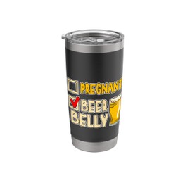 Pregnant Beer Belly Funny Drinker Body - Stainless Steel Insulated Tumbler