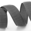 1 Inch Gray Hook & Loop Sew On Fastener -