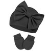 PONCEAU Newborn Baby Hat and Gloves Set Cotton Beanie Hat