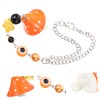 STOBOK Mushroom Decor Evil Eye Pendant Turkish Evil Eye Decoration