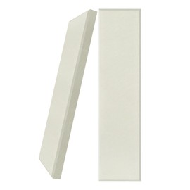 UMIACOUSTICS 2 PCS Fiberglass Acoustic Panels, 48x12x2 Inches Sound Absorbing Panels, Self-adhesive Sound Proof Panels for Studios, Office, Home Theater. (Off White)