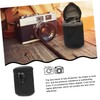 TEHAUX Camera Lens Pouch Durable PU Material Shockproof Protection for