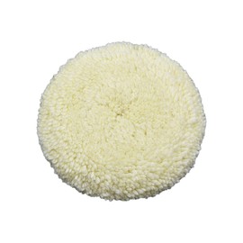Wool Polishing Pad 150mm Fine Wool Polishing Wheel Cleaning Accessories with Velcro for Cars, Furniture and Glass (C)