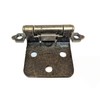 Semi-Concealed Hinge in Antique Brass - 4 Pack