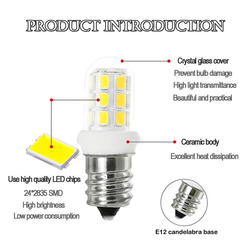 ZSSXOLED C7 E12 LED Bulbs Salt Lamp Light Bulb Replacement