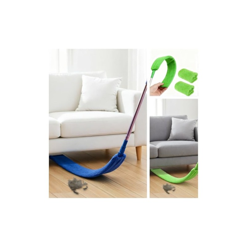 Retractable Gap Dust Cleaner for Hard-to-Reach Spaces