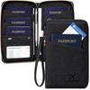 Porta Pasaporte Familiar con Bloqueo RFID (Negro)