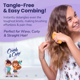 Hair Detangler by Dr. Fischer, Cream Leave-In for Children, Rich in Rosemary Oil and Vitamin B5, For an Easy-To-Comb Hair - 11 fl.oz.