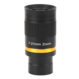 Astronomical Telescope 7‑21mm Continuous Zoom Eyepiece Observation 1.25 Inch/31.7 MM Black