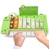 XIAPIA Wooden Toy from 1 Year, Baby Musical Toy Crocodile