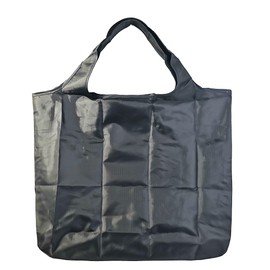 Lin's Liliana Large Foldable Bag, 43 x 66 cm, Reusable Shopping Bag, Lightweight Handbag, Quick-Drying, Tear-Resistant for Shopping, Travel, Trips, black