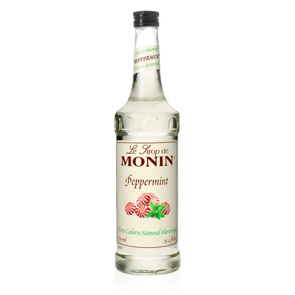 Monin - Zero Calorie Natural Peppermint Syrup, No Sugar, Simple
