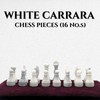 Handcrafted Premium Marble Chess Pieces Set – Elegant 32-Piece Replacement