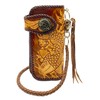 [K&R] Koi Bikers Wallet Carving Wallet Long Wallet, Nat Carp