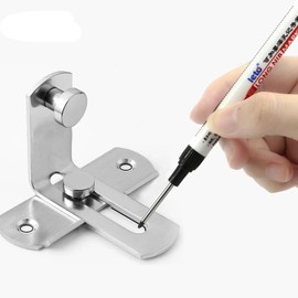 8pcs Long Head Deep Hole Marker Pens, 2024 Upgrade, Permanent, Quick-dry, Waterproof Long Nib, Colorful Carpenter Deep Reach Markers, 4 Color Set